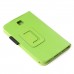 Samsung Galaxy Tab 3 7.0 P3200 - PU Flip Stand Protective Tablet Cover Case Support Sleep Wake Function - Green